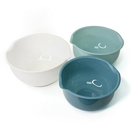 Elenxs 3Pcs Mixing Bowls Plastic Salad Serving Bowl Kitchen Fruits Vegetables Food Snacks Basins
Elenxs 3Pcs Mixing Bowls Plastic Salad Serving Bowl Kitchen Fruits Vegetables Food Snacks Basins