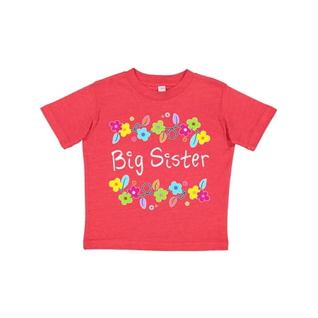 Inktastic Big Sister - bright flowers Gift Toddler Toddler Girl T-Shirt
Inktastic Big Sister - bright flowers Gift Toddler Toddler Girl T-Shirt