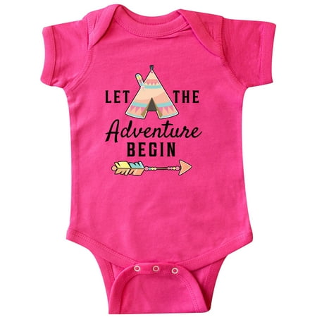 Inktastic Let The Adventure Begin with Tent and Arrow Gift Baby Boy or Baby Girl Bodysuit
Inktastic Let The Adventure Begin with Tent and Arrow Gift Baby Boy or Baby Girl Bodysuit