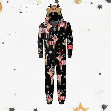 OVTICZA Christmas Pajamas for Family Onesies Xmas Pjs Family Men 2XL