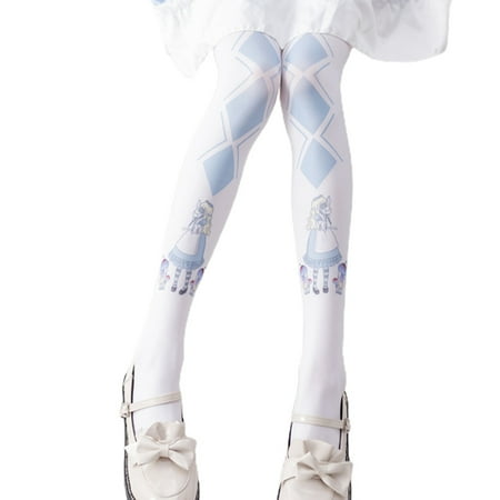 Japanese Style Lolita White Pantyhose Lovely Fairy Tale Cartoon Cat Rabbit Girls Pattern Kawaii Tights Women Girls Student Cosplay Stockings Hosiery
Japanese Style Lolita White Pantyhose Lovely Fairy Tale Cartoon Cat Rabbit Girls Pattern Kawaii Tights Women Girls Student Cosplay Stockings Hosiery