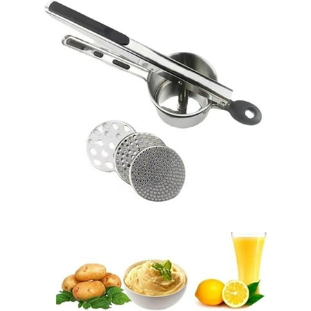 Zkca Potato Ricer Potato Ricer Stainless Steel Ricer Kitchen Tool for Smooth and Fluffy Mashed Potatoes Puree Fruit Juice Baby Food A417 
Zkca Potato Ricer Potato Ricer Stainless Steel Ricer Kitchen Tool for Smooth and Fluffy Mashed Potatoes Puree Fruit Juice Baby Food A417