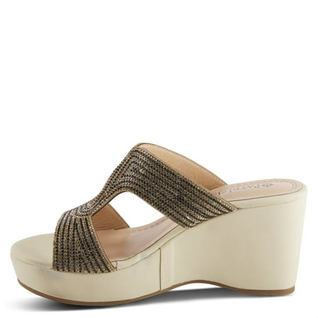 PATRIZIA Women s Cherlyn Slide Wedge Sandal Beige EU 36 / US 5.5-6