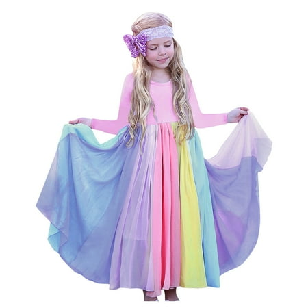 Dadaria Baby Girl Clothes Newborn 6M-5T Kids Rainbow Splice Princess Pageant Gown Birthday Party Dresses Pink 100 Toddler
Dadaria Baby Girl Clothes Newborn 6M-5T Kids Rainbow Splice Princess Pageant Gown Birthday Party Dresses Pink 100 Toddler