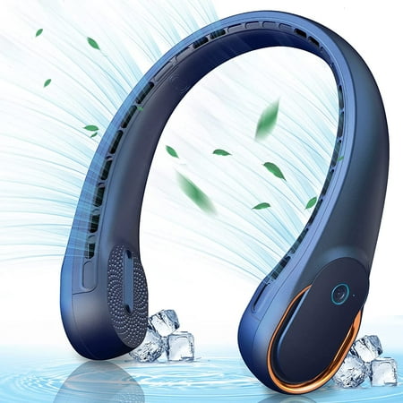 Neck Fan USB 4000mAh Portable Bladeless Neck Fans Upgrade 360° Airflow with 3 Speeds Adjustable Personal Wearable Neck Fan
Neck Fan USB 4000mAh Portable Bladeless Neck Fans Upgrade 360° Airflow with 3 Speeds Adjustable Personal Wearable Neck Fan
