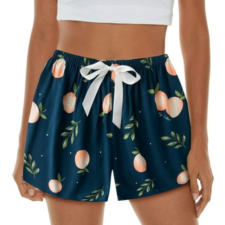 Women s Casual Pants Pajama Shorts Soft Sleep Shorts Lightweight Printed Bow Elastic Waist Lounge Pj Bottoms Pants
Women s Casual Pants Pajama Shorts Soft Sleep Shorts Lightweight Printed Bow Elastic Waist Lounge Pj Bottoms Pants