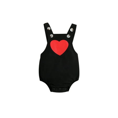 Frobukio Valentine s Day Newborn Infant Baby Girls Boys Romper Heart Print Jumpsuit Overalls Outfits Summer Bodysuit Black 6-9 Months
Frobukio Valentine s Day Newborn Infant Baby Girls Boys Romper Heart Print Jumpsuit Overalls Outfits Summer Bodysuit Black 6-9 Months