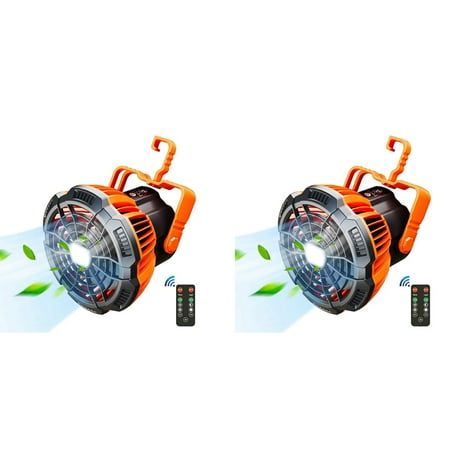 2X Camping Fan with LED Lantern 25 Hours Portable Battery Operated Fan with Hang Hook Rechargeable Outdoor Tent Fan
2X Camping Fan with LED Lantern 25 Hours Portable Battery Operated Fan with Hang Hook Rechargeable Outdoor Tent Fan