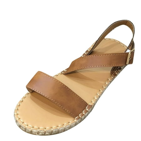 new home gifts for home Fashion Spring And Summer Casual Flat Sandals Buckle Women s Sandals PU Brown
new home gifts for home Fashion Spring And Summer Casual Flat Sandals Buckle Women s Sandals PU Brown