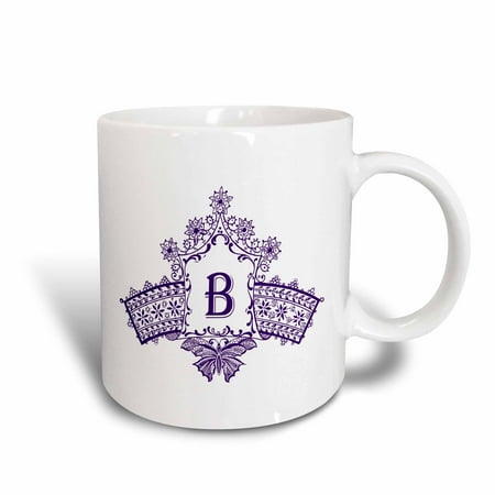 3dRose Monogram Initial B in Purple Diadem with Butterfly Detail - Ceramic Mug 11-ounce
3dRose Monogram Initial B in Purple Diadem with Butterfly Detail - Ceramic Mug 11-ounce