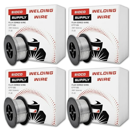 Flux Welding Wire .035” – E71T-GS – Gasless Flux Welding Wire – 2 Pound Spool - Low Splatter – All Position Welding – Mild Steel
Flux Welding Wire .035” – E71T-GS – Gasless Flux Welding Wire – 2 Pound Spool - Low Splatter – All Position Welding – Mild Steel
