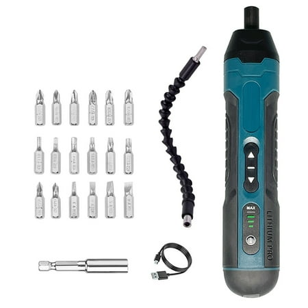 Vervmczn Mini Electric Multifunctional Screwdrivers Repairing Kit Electric Screw Driver with 18Pcs Bits
Vervmczn Mini Electric Multifunctional Screwdrivers Repairing Kit Electric Screw Driver with 18Pcs Bits