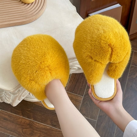 Fluffy Stuffed Slippers Non-slip Indoor House Shoes Comfy Plush Slip For Home Bedroom New
Fluffy Stuffed Slippers Non-slip Indoor House Shoes Comfy Plush Slip For Home Bedroom New
