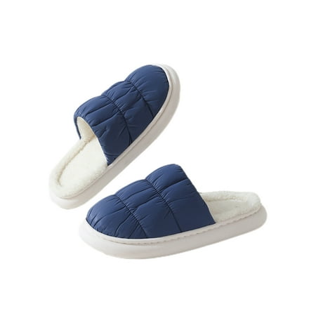 Gomelly Ladies Non-slip House Shoes Closed Toe Winter Warm Slippers Walking Home Cozy Plush Lining Navy Blue 10.5-11
Gomelly Ladies Non-slip House Shoes Closed Toe Winter Warm Slippers Walking Home Cozy Plush Lining Navy Blue 10.5-11