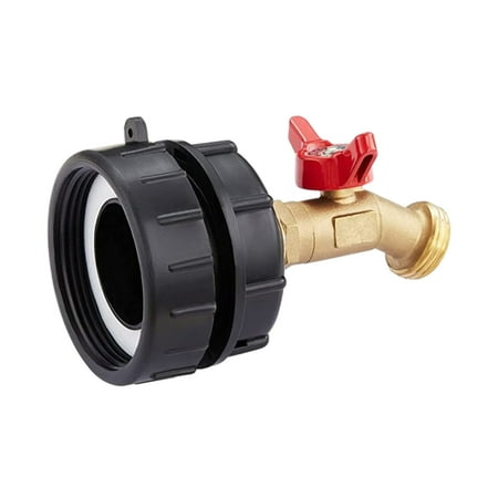 Younar IBC Tote Fittings | IBC Tote Water Tank Adapter 1/2 Inch Brass Water Faucet with Shut-off Valve with Ball Valve | Coarse Thread Fine Thread IBC Tote Hose Connector Connecting Garden Hose
Younar IBC Tote Fittings | IBC Tote Water Tank Adapter 1/2 Inch Brass Water Faucet with Shut-off Valve with Ball Valve | Coarse Thread Fine Thread IBC Tote Hose Connector Connecting Garden Hose