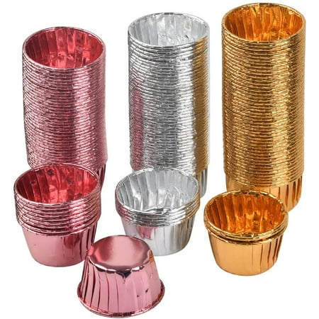 150 Pieces Aluminum Foil Baking Molds Disposable Muffin and Cupcake Molds for Wedding Par
150 Pieces Aluminum Foil Baking Molds Disposable Muffin and Cupcake Molds for Wedding Par