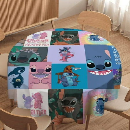 Stitch Round Tablecloth,Waterproof Stain and Wrinkle Resistant Washable Fabric Table Cloth for Restaurant Picnic Indoor and Outdoor Dining
Stitch Round Tablecloth,Waterproof Stain and Wrinkle Resistant Washable Fabric Table Cloth for Restaurant Picnic Indoor and Outdoor Dining