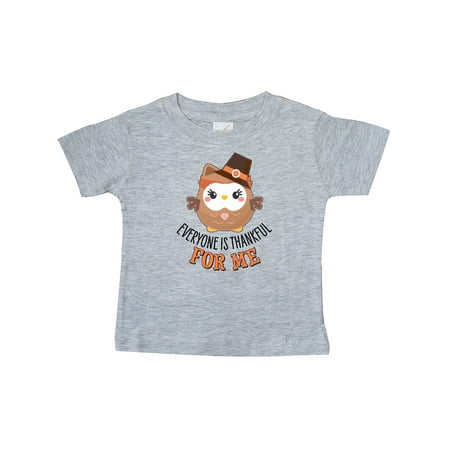 Inktastic Everyone is Thankful for Me with Cute Thanksgiving Owl Gift Baby Boy or Baby Girl T-Shirt
Inktastic Everyone is Thankful for Me with Cute Thanksgiving Owl Gift Baby Boy or Baby Girl T-Shirt