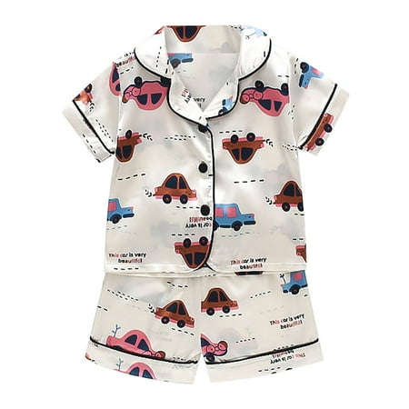 HIBRO Toddler Kids Baby Boys Girls Satin Cartoon Button Down Short Sleeve Shirt Tops + Shorts Pants Silk Pajamas Sleepwear Outfits Loungewear Set Kid Robe Girl Rainbow Gift Girl
HIBRO Toddler Kids Baby Boys Girls Satin Cartoon Button Down Short Sleeve Shirt Tops + Shorts Pants Silk Pajamas Sleepwear Outfits Loungewear Set Kid Robe Girl Rainbow Gift Girl