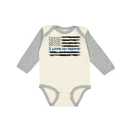 Inktastic I Love my Mommy- Police Officer Distressed Flag Boys or Girls Long Sleeve Baby Bodysuit
Inktastic I Love my Mommy- Police Officer Distressed Flag Boys or Girls Long Sleeve Baby Bodysuit