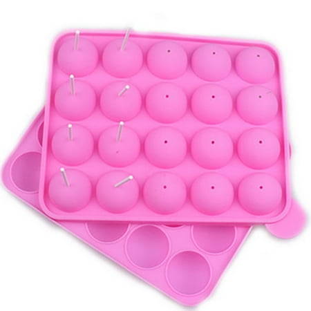 Xinqinghao Pan Tray Cupcake Muffin Balls 20 Silicone Lollipop Non Stick Odor Cake Mould Pink
Xinqinghao Pan Tray Cupcake Muffin Balls 20 Silicone Lollipop Non Stick Odor Cake Mould Pink