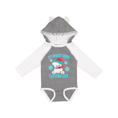 Inktastic Polar Bear My Great Aunt Loves Me in Santa Hat Gift Baby Boy or Baby Girl Long Sleeve Bodysuit
Inktastic Polar Bear My Great Aunt Loves Me in Santa Hat Gift Baby Boy or Baby Girl Long Sleeve Bodysuit
