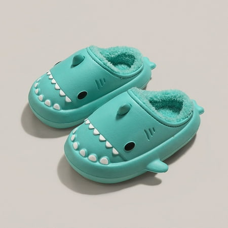 CoCopeanut Winter Warm Shark Shape Women Fur Slippers Waterproof EVA Upper Cartoon Couples Plush Slides House Parent-child Ladies Slippers
CoCopeanut Winter Warm Shark Shape Women Fur Slippers Waterproof EVA Upper Cartoon Couples Plush Slides House Parent-child Ladies Slippers