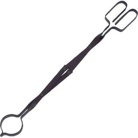 Dagan TONG-S Individual Hearth & Fire Pit Tool - Scissor Tong Black