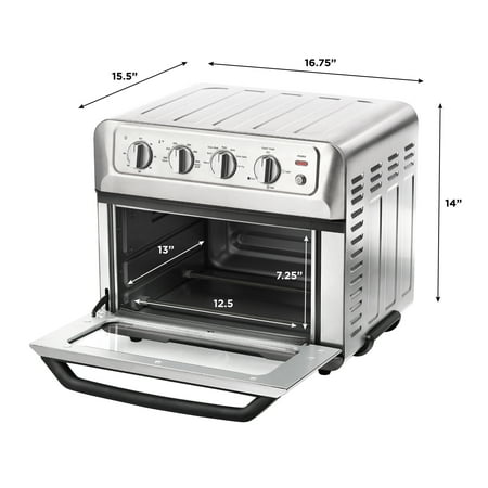 Toast Air Fryer + Toaster Oven Stainless Steel 20 Liter