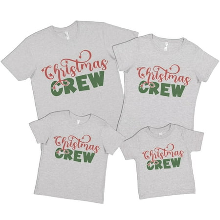 7 ate 9 Apparel Matching Family Merry Christmas Shirts - Christmas Crew Stars Grey T-Shirt 3T
7 ate 9 Apparel Matching Family Merry Christmas Shirts - Christmas Crew Stars Grey T-Shirt 3T