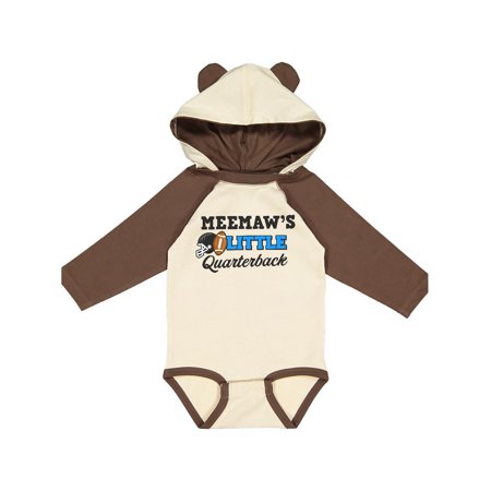 Inktastic Meemaws Little Quarterback with Football and Helmet Gift Baby Boy or Baby Girl Long Sleeve Bodysuit
Inktastic Meemaws Little Quarterback with Football and Helmet Gift Baby Boy or Baby Girl Long Sleeve Bodysuit