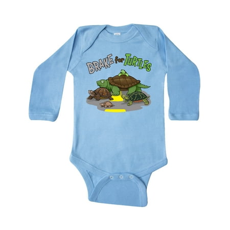 Inktastic Brake for Turtles- turtle crossing Gift Baby Boy or Baby Girl Long Sleeve Bodysuit
Inktastic Brake for Turtles- turtle crossing Gift Baby Boy or Baby Girl Long Sleeve Bodysuit