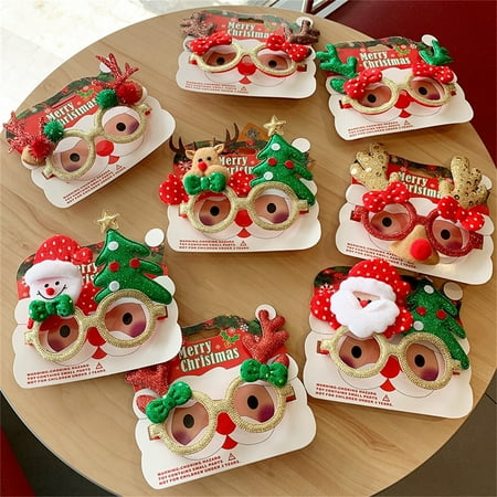 Glasses Frame Eye-catching Exquisite Workmanship Plastic Decorative Realistic Xmas Eyeglasses Prop for Festival Red Plas
Glasses Frame Eye-catching Exquisite Workmanship Plastic Decorative Realistic Xmas Eyeglasses Prop for Festival Red Plas