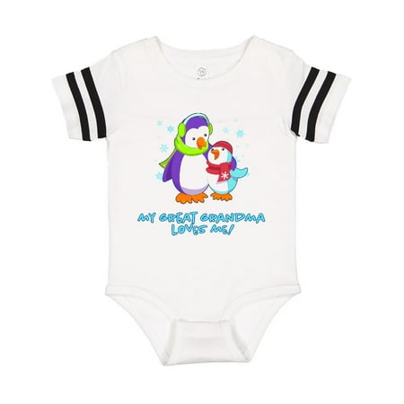 Inktastic My Great Grandma Loves Me! Cute Penguins Gift Baby Boy or Baby Girl Bodysuit
Inktastic My Great Grandma Loves Me! Cute Penguins Gift Baby Boy or Baby Girl Bodysuit