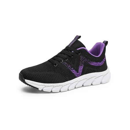 Lacyhop Women Running Shoe Sports Athletic Shoes Mesh Sneakers Walking Non-Slip Flats Lightweight Gym Trainers Black and Purple 8.5
Lacyhop Women Running Shoe Sports Athletic Shoes Mesh Sneakers Walking Non-Slip Flats Lightweight Gym Trainers Black and Purple 8.5