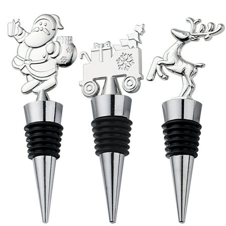 NUOLUX 3pcs Christmas Wine Stoppers Bottle Stoppers Party Bottle Stoppers Wine Bottle Caps
NUOLUX 3pcs Christmas Wine Stoppers Bottle Stoppers Party Bottle Stoppers Wine Bottle Caps
