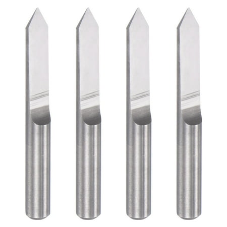 Uxcell 1/8 Shank 0.1mm Tip 60 Degree Solid Carbide Wood Engraving CNC Router Bit 4 Pack
Uxcell 1/8 Shank 0.1mm Tip 60 Degree Solid Carbide Wood Engraving CNC Router Bit 4 Pack