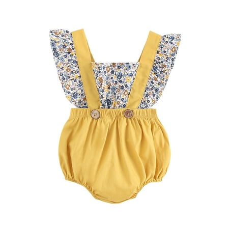 Xavaria Baby Girl Ruffle Romper Floral Print Bodysuit Jumpsuit Casual Clothes for Newborn Infant Kids
Xavaria Baby Girl Ruffle Romper Floral Print Bodysuit Jumpsuit Casual Clothes for Newborn Infant Kids