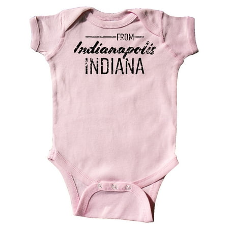 Inktastic From Indianapolis Indiana in Black Distressed Text Gift Baby Boy or Baby Girl Bodysuit
Inktastic From Indianapolis Indiana in Black Distressed Text Gift Baby Boy or Baby Girl Bodysuit