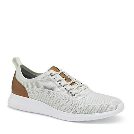 Johnston & Murphy Men’s Amherst Knit U-Throat Shoe Off White - 25-8540
