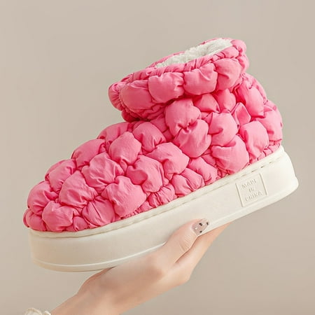 CoCopeanut Waterproof Down Cloth Upper Plush Warm Household Non-slip Cotton Women Slippers Home Boots Winter Couple Cotton Shoes Leisure
CoCopeanut Waterproof Down Cloth Upper Plush Warm Household Non-slip Cotton Women Slippers Home Boots Winter Couple Cotton Shoes Leisure