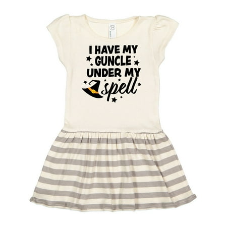 Inktastic I Have My Guncle Under My Spell with Cute Witch Hat Gift Toddler Girl Dress
Inktastic I Have My Guncle Under My Spell with Cute Witch Hat Gift Toddler Girl Dress