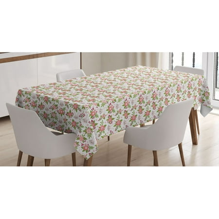Floral Tablecloth Blossoming Flower Arrangements and Bunnies Pattern Rectangle Satin Table Cover Accent for Dining Room and Kitchen 60 X 84 Blue Multicolor by Ambesonne
Floral Tablecloth Blossoming Flower Arrangements and Bunnies Pattern Rectangle Satin Table Cover Accent for Dining Room and Kitchen 60 X 84 Blue Multicolor by Ambesonne