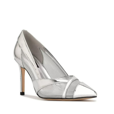 NINE WEST Female Adult Women 7 EVANI3-SIL01 Silver