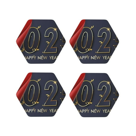 Honeii 2025 New Year 2 Print Leather Coaster Set of 4 Ideal for Safeguarding Your Furniture from Drinks Spills and Effortless Cleanup-Hexagon
Honeii 2025 New Year 2 Print Leather Coaster Set of 4 Ideal for Safeguarding Your Furniture from Drinks Spills and Effortless Cleanup-Hexagon