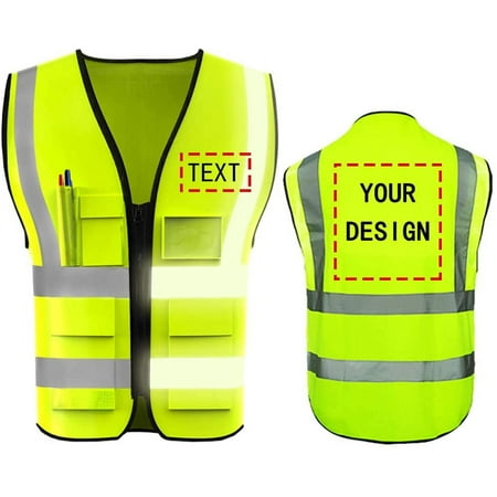 High Visibility Reflective Safety Vest Customize Logo With 5 Pockets Protective Workwear Outdoor Work Vest
High Visibility Reflective Safety Vest Customize Logo With 5 Pockets Protective Workwear Outdoor Work Vest