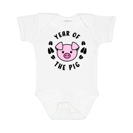Inktastic Year of the Pig Chinese Zodiac Gift Baby Boy or Baby Girl Bodysuit