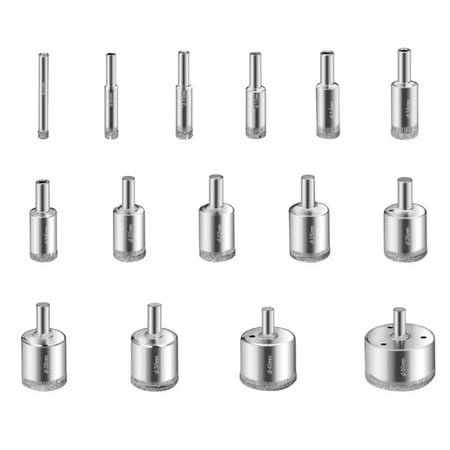 15Pcs Glass Hole Saw Drill Bit Kit Cutting Tool Universal Shank for Ceramic Marble Industrial Use
15Pcs Glass Hole Saw Drill Bit Kit Cutting Tool Universal Shank for Ceramic Marble Industrial Use