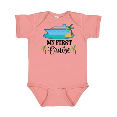 Inktastic My 1st Cruise Vacation Trip Gift Baby Boy or Baby Girl Bodysuit