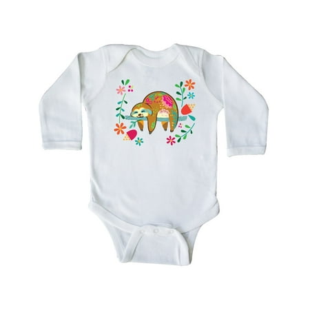 Inktastic Sloth Gifts for Girls Gift Baby Girl Long Sleeve Bodysuit 
Inktastic Sloth Gifts for Girls Gift Baby Girl Long Sleeve Bodysuit